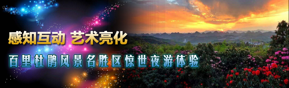 感知互動 藝術(shù)亮化丨百里杜鵑風景名勝區(qū)驚世夜游體驗