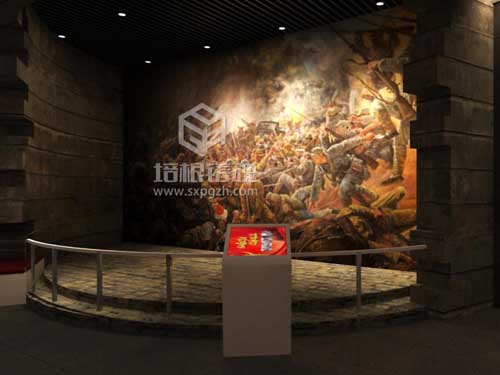 青少年法制實踐教育基地效果圖-防疫應急科普教育展館