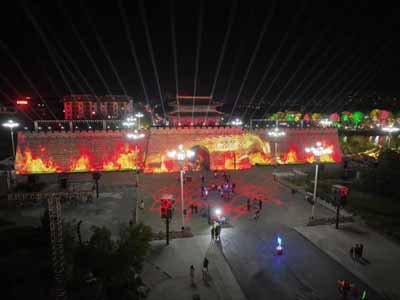 山東文旅IP瘋狂上分 NEC光影盛宴打造濱州夜游新地標(biāo)