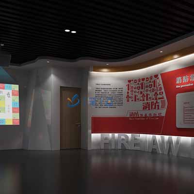 聲光電法治文化教育警示基地方案,未成年法制示范展館數(shù)字化設(shè)計(jì)平面圖